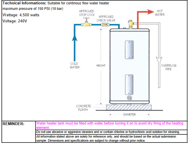 Rheem Storage Water Heater 82V40-2
