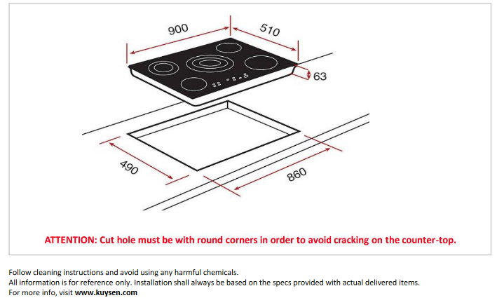 TEKA TR.951 Built-in Vitro Ceramic Hob 1021.0002