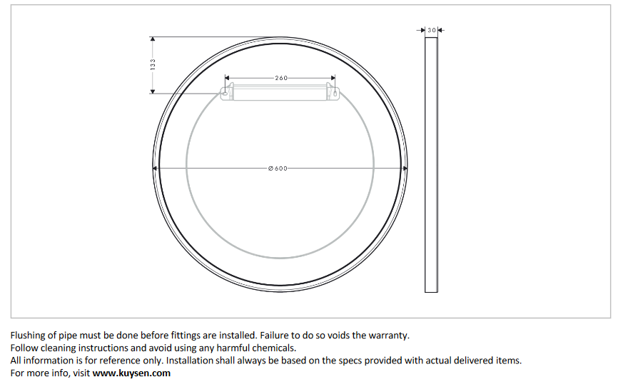 Axor Universal mirror 42848.670