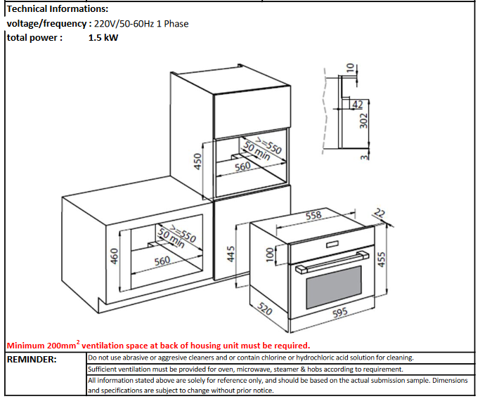 Foster FL built-in combi steamer-oven 7103 686