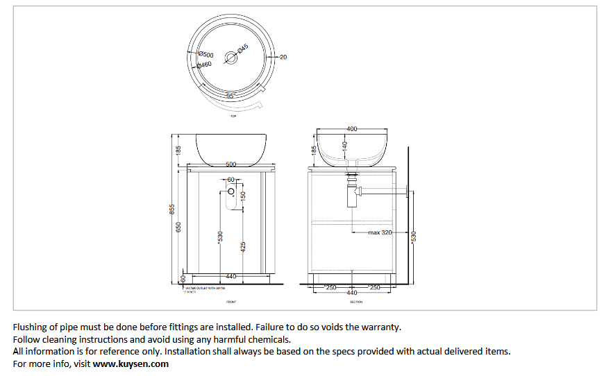 Cielo Tiberino Cabinet Wall Discharge