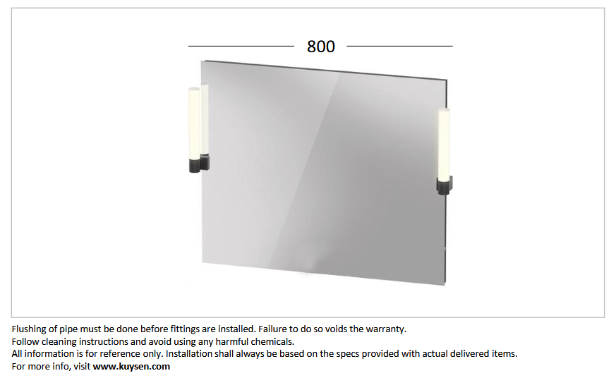 Duravit Sivida mirror with lighting SV7422.0B.D490000