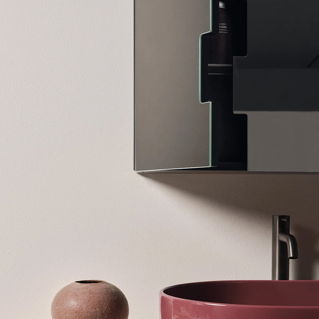 Cielo Wall-hung Zip Mirror Cabinet