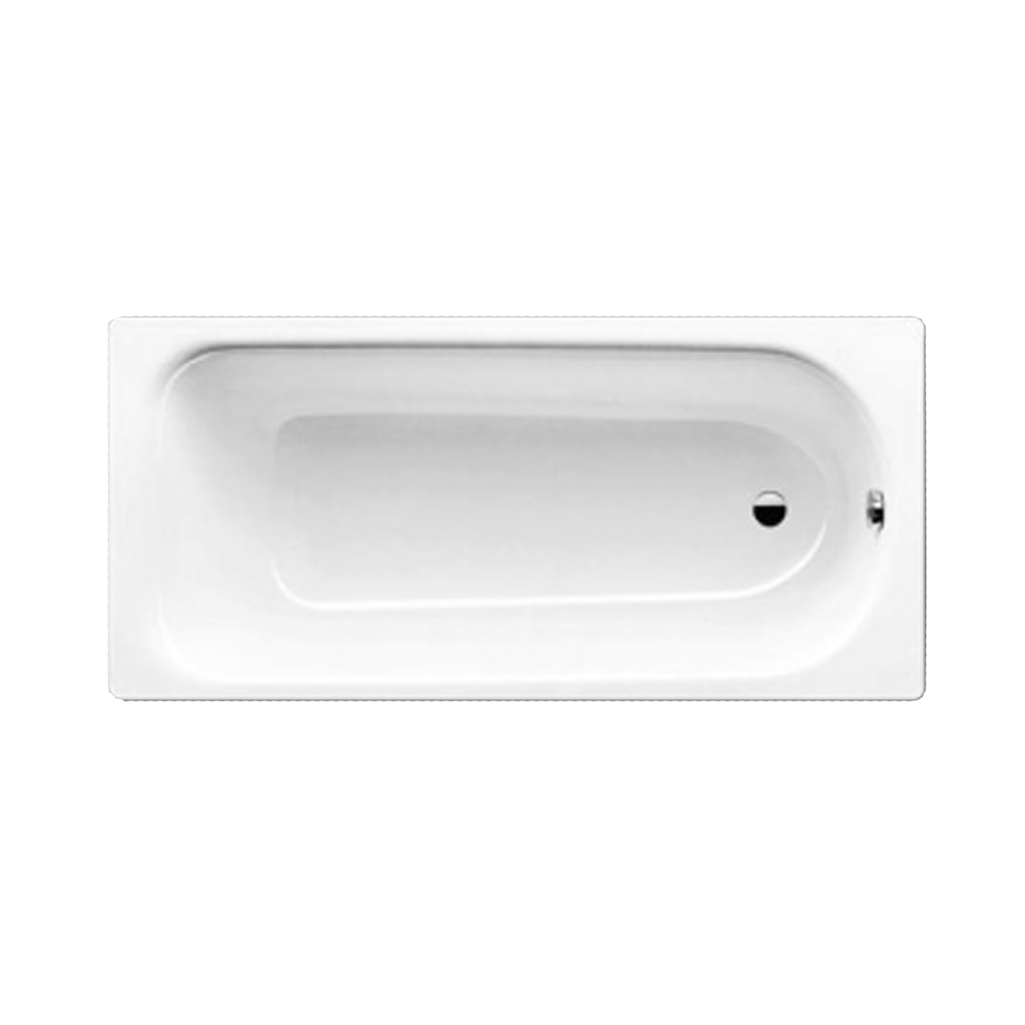 Kaldewei Eurowa Inlay Bathtub, Alpine White 119800010001