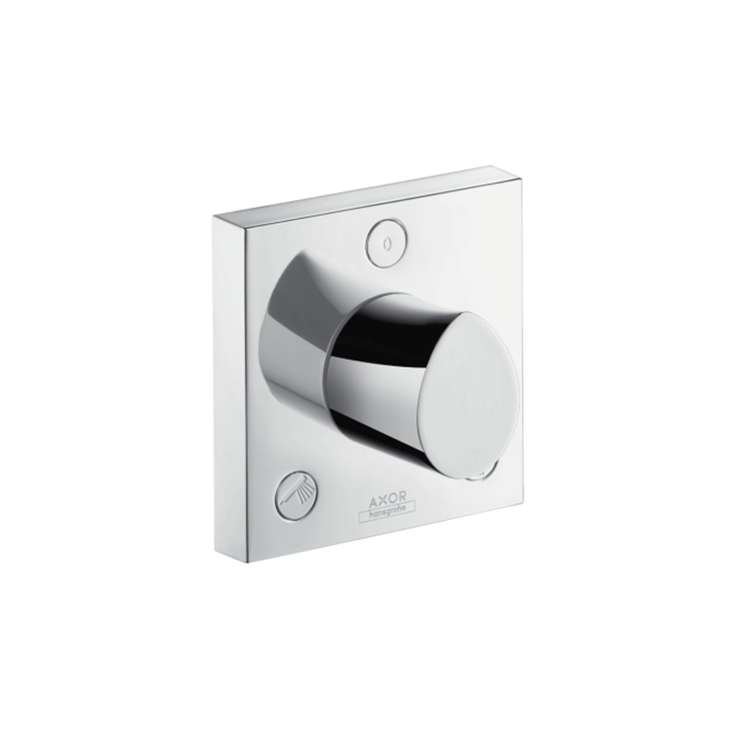 Axor Organic Finish set 12x12 for Quattro / Trio diverter, Chrome 12731.000 + 15930.180.