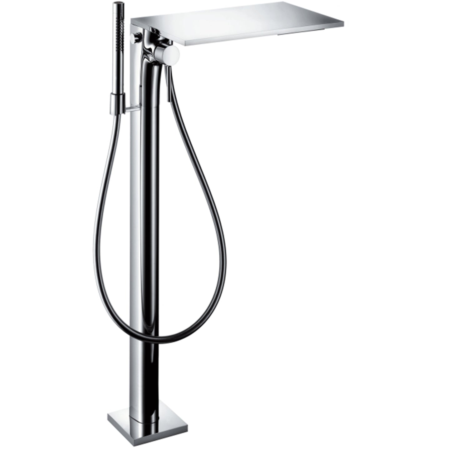 Axor Massaud Finish set for single lever floor-mounted bath/shower mixer set, Chrome 18450.000