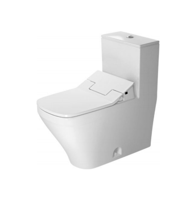 Duravit Sensowash Slim Shower Bidet + Durastyle 1-PC US Elongated Toilet 611200.00.2000300 + 215751.0083
