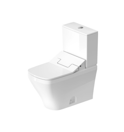 Duravit Durastyle 2-PC US Elongated Toilet + Sensowash Slim 611200.00.2000300 + 216051.0085