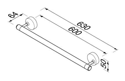 Geesa 27 Collection Towel Bar 2729-0260