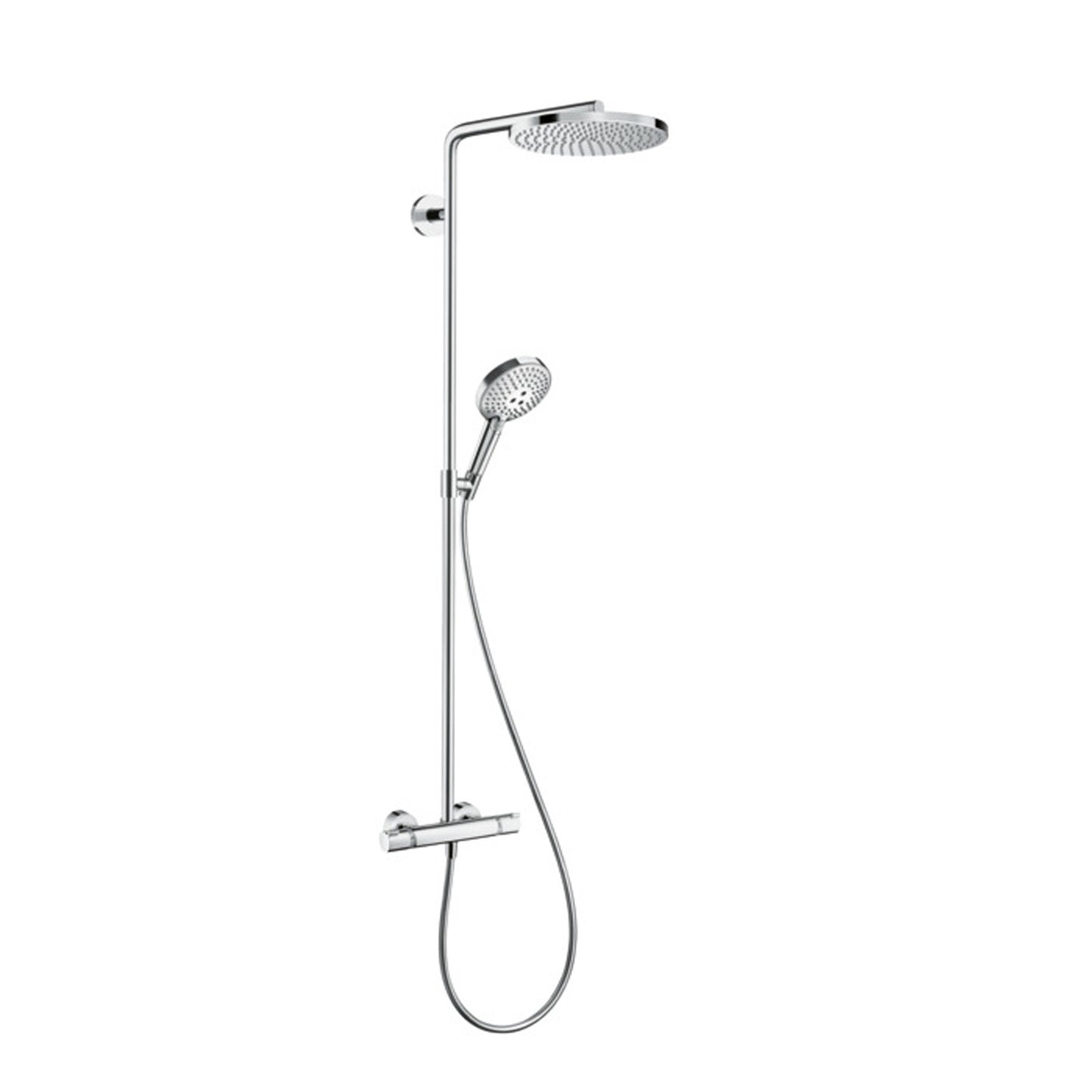 Hansgrohe Raindance Select S Showerpipe 240 shower pipe 1jet P with thermostat 27633.000