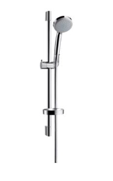 Hansgrohe Unica'C 65cm wall bar set with Croma 100 Vario & soap dish 27772.000