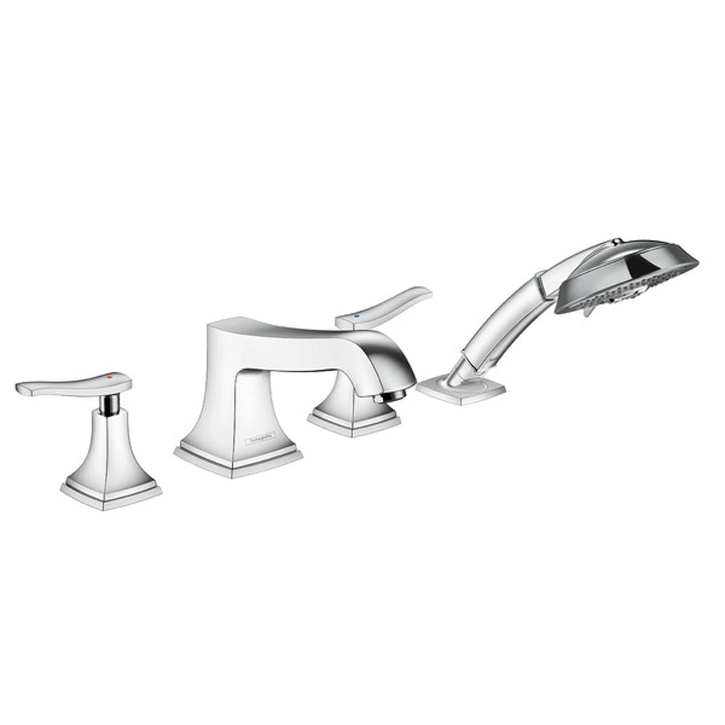 Hansgrohe Metropol Classic 4Hole rim mounted tub mixer (lever) 31441.000