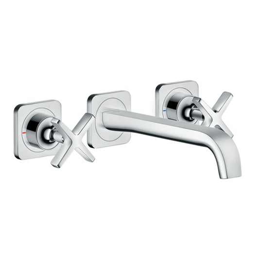 Axor Citterio E Finish set for wall mounted 2-handle basin mixer, Chrome 36107.000