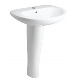 ENGLEFIELD Posh Washbasin plus pedestal 36802X1WK.
