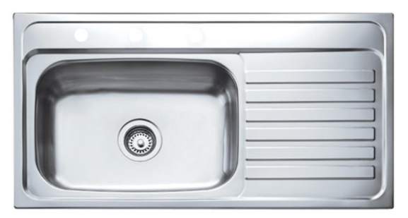 TEKA America 950.510.1B.RD.4H Inlay Sink 4013.6008
