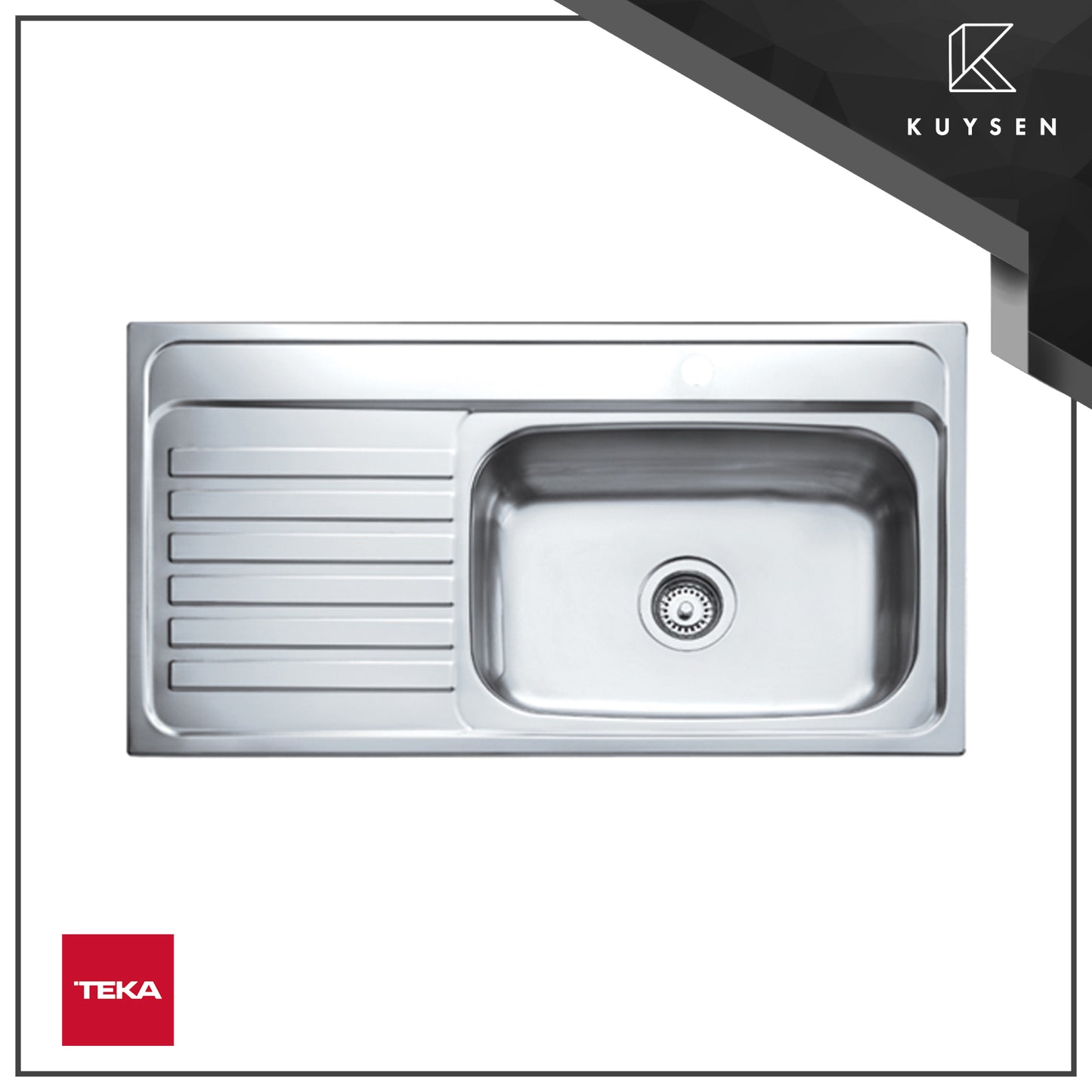 TEKA America 950.510.1B.LD.1H Inlay Sink 4013.6007