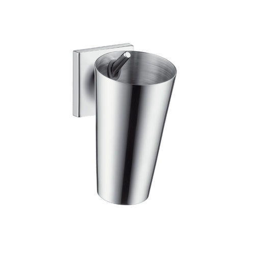Axor Organic Metal toothbrush tumbler with holder, Chrome 42734.000