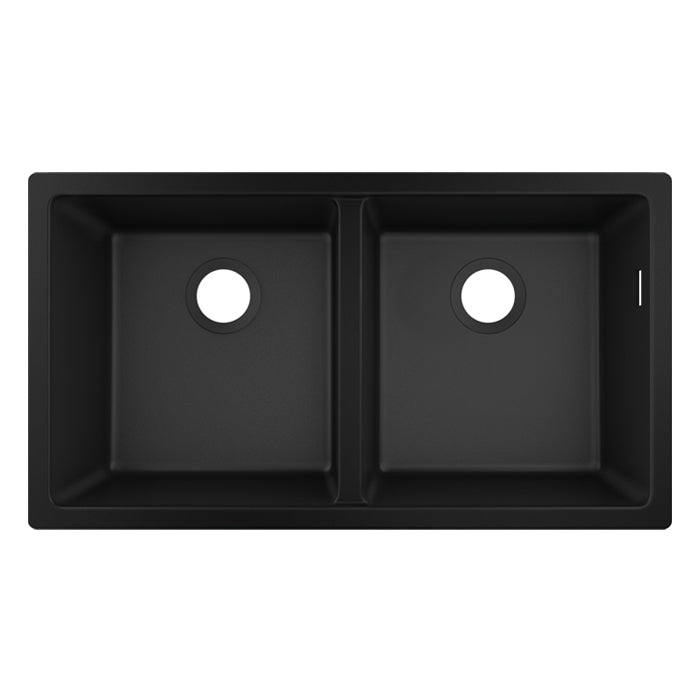 Hansgrohe SilicaTec Granite Sink 2 Bowls undermount sink 370/370 43434.170