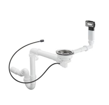 Hansgrohe Automatic waste and overflow set for sink 400/450 SELECT 43940.009