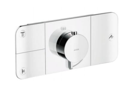 Axor ONE Finish set of thermostat module for 3 outlets, Chrome 45713.000