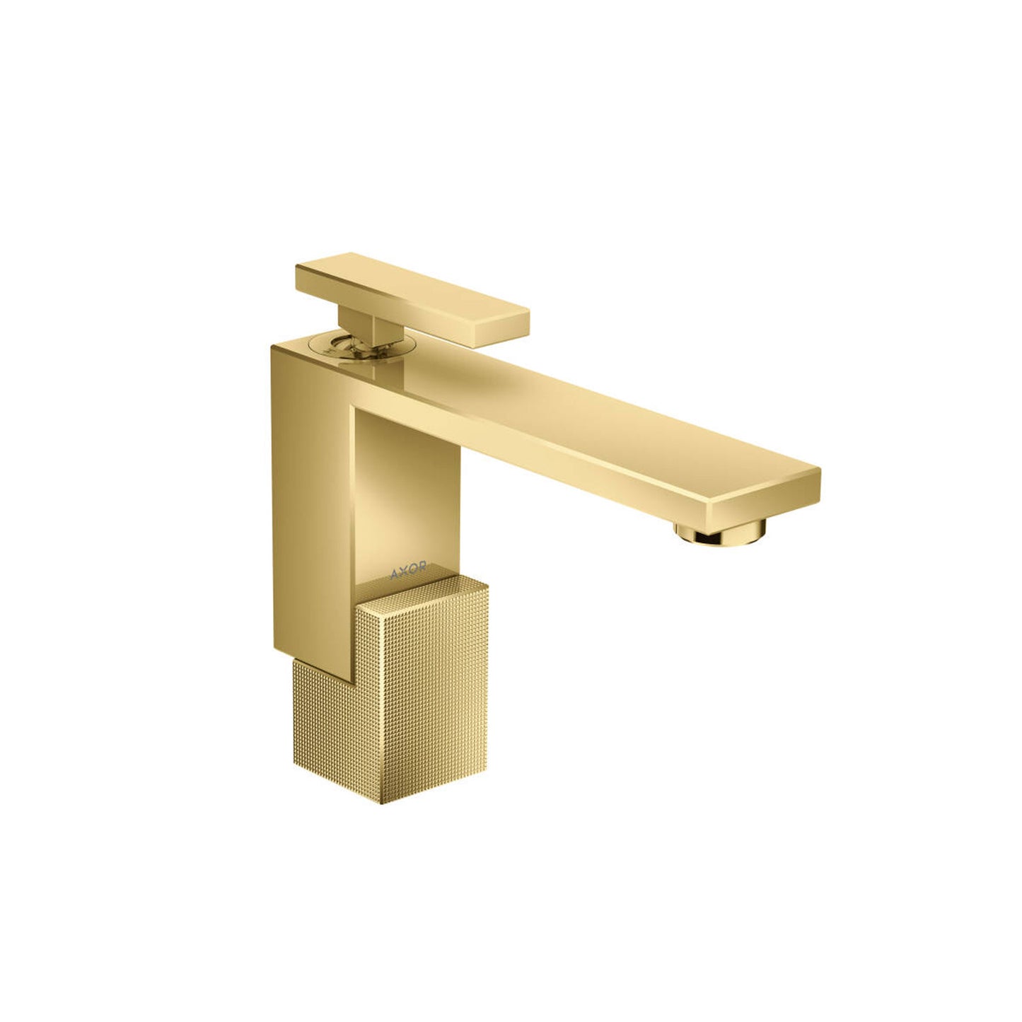 Axor Edge Single Lever Basin Mixer 130, Polished Gold Optic 46011.990