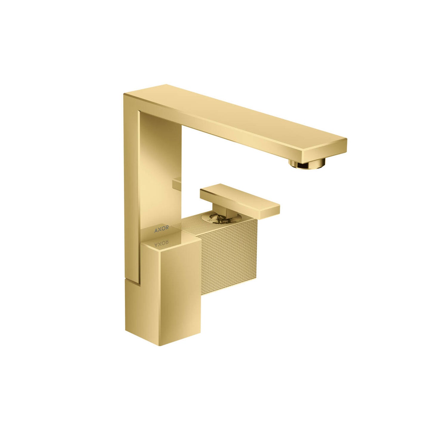 Axor Edge Single Lever Basin Mixer 190, Polished Gold Optic 46021.990