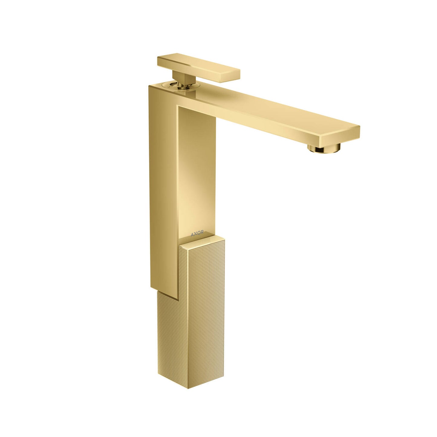 Axor Edge Single Lever Basin Mixer 280, Polished Gold Optic 46031.990
