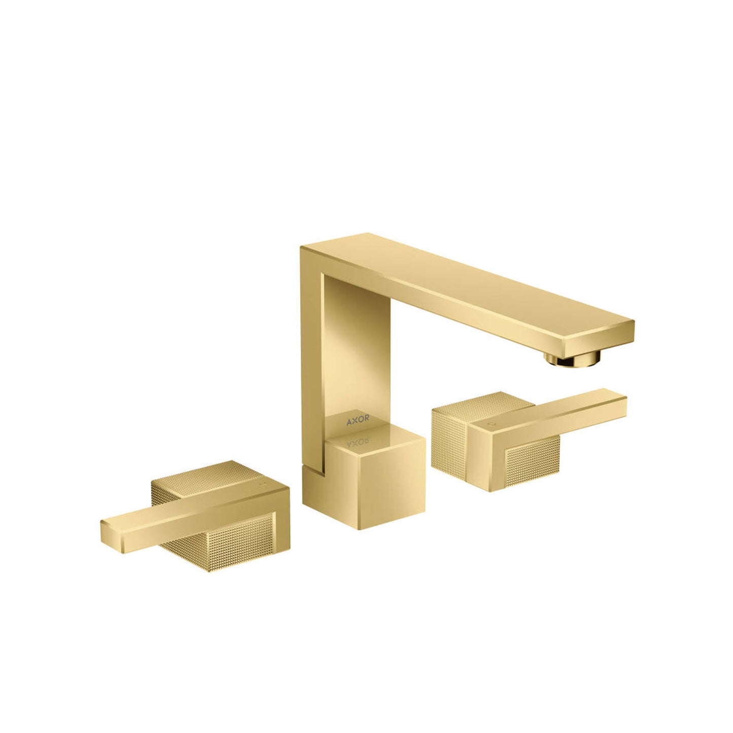 Axor Edge 3-hole Basin Mixer, Polished Gold Optic 46051.990