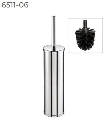 Geesa Nemox Black WC Brush Holder Wall Mount 6511-06