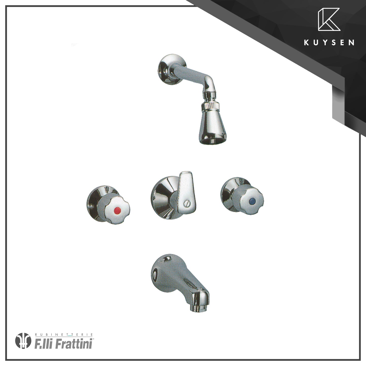 Frattini Polo Built-in Bath/shower+ohs+spout 71018.00