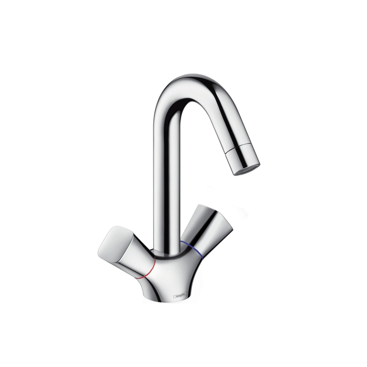 Hansgrohe Logis 2-handle basin mixer 150 with pop-up waste set 71222.000