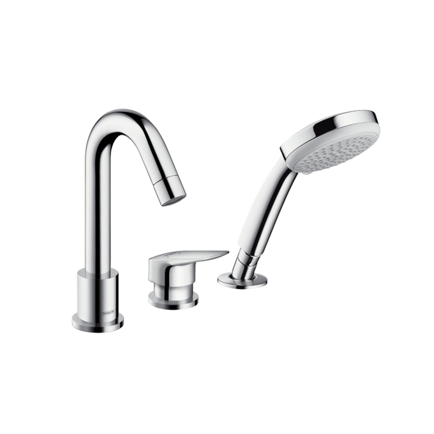 Hansgrohe Logis 3 Hole rim mounted tub mixer 71313.000