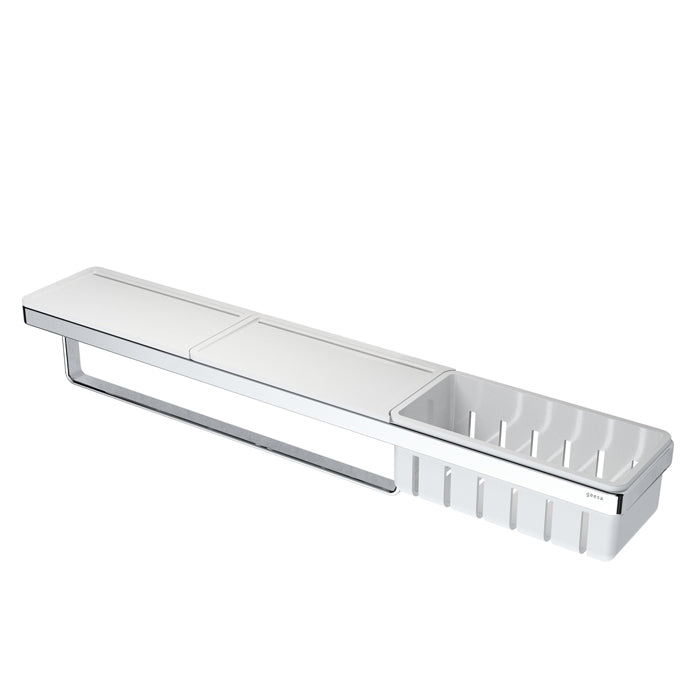 Geesa Frame Shelf with Towel Bar & Basket 8854.02630