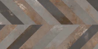 Ibero Ruggine Décor Meridian Darkness, Matt R10 600 x 1200 RG6012/DK/DM/R