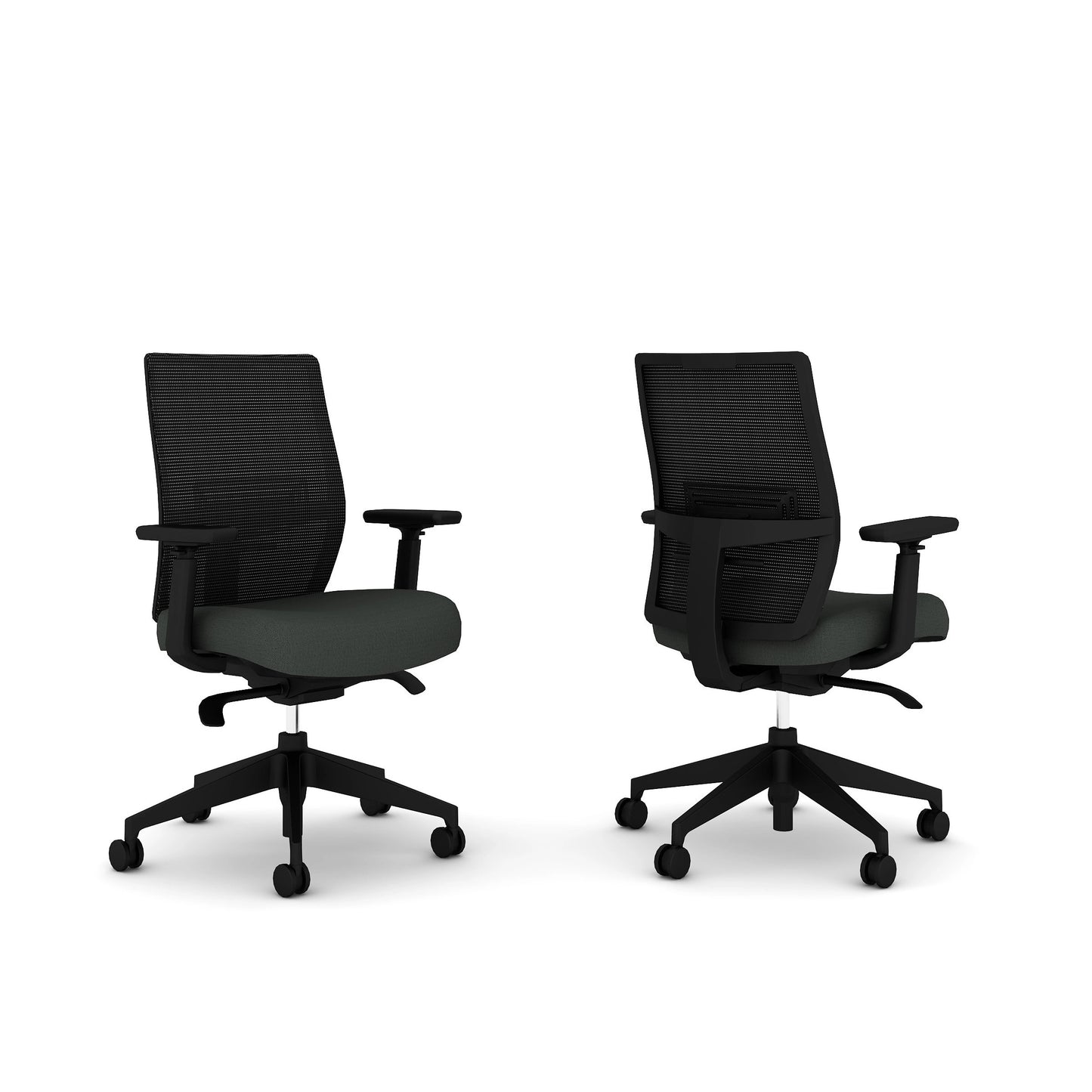 Haworth Aloha Active Task Office Chair Midnight Black/Lexington SECMTM7-MT001/MR003