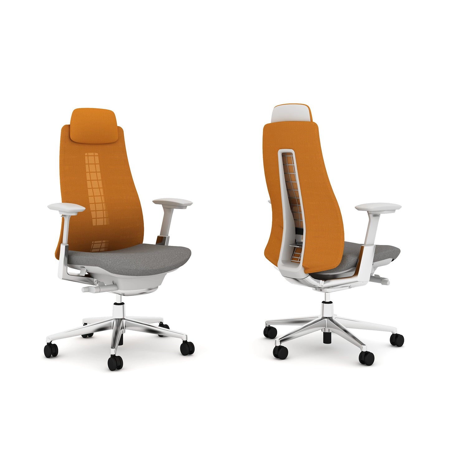 Haworth Fern Executive Office Chair Sunflower/Stone SEFNEM7-SUN/STO