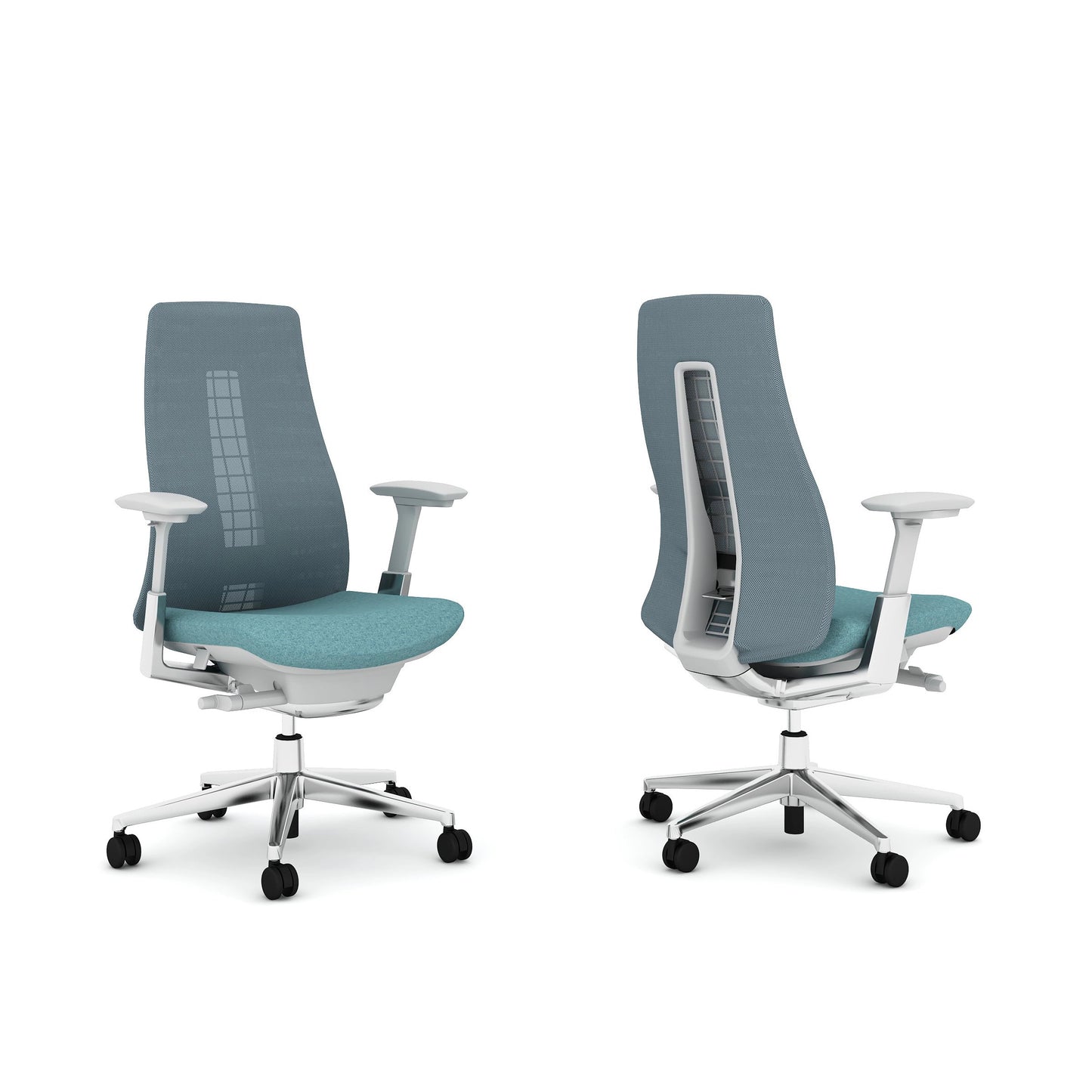Haworth Fern Task Office Chair Cornflower/Bubble SEFNTM7-CRN/BUB