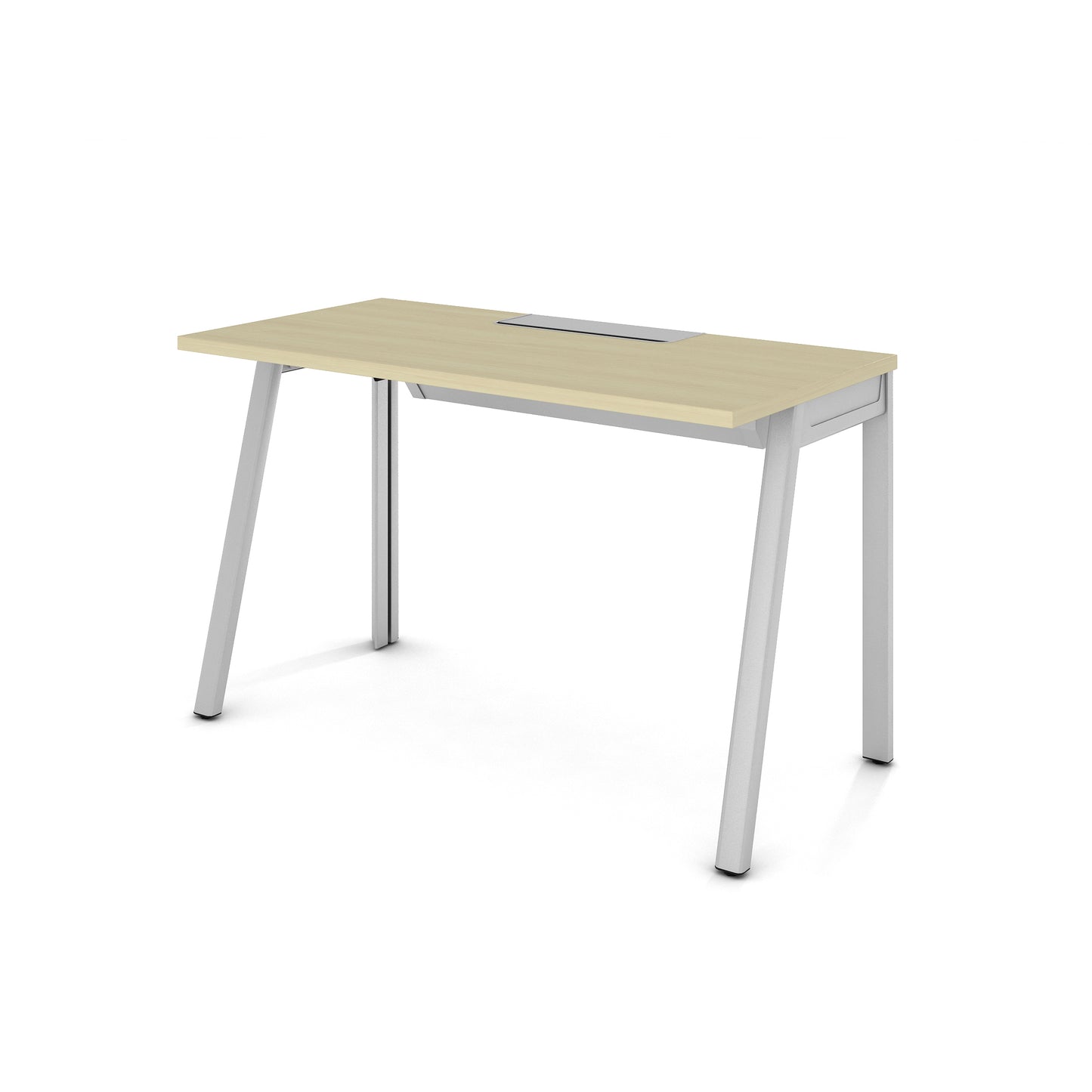 Haworth Intuity with flip top & cable tray SYUTRD1206CBR-ASH