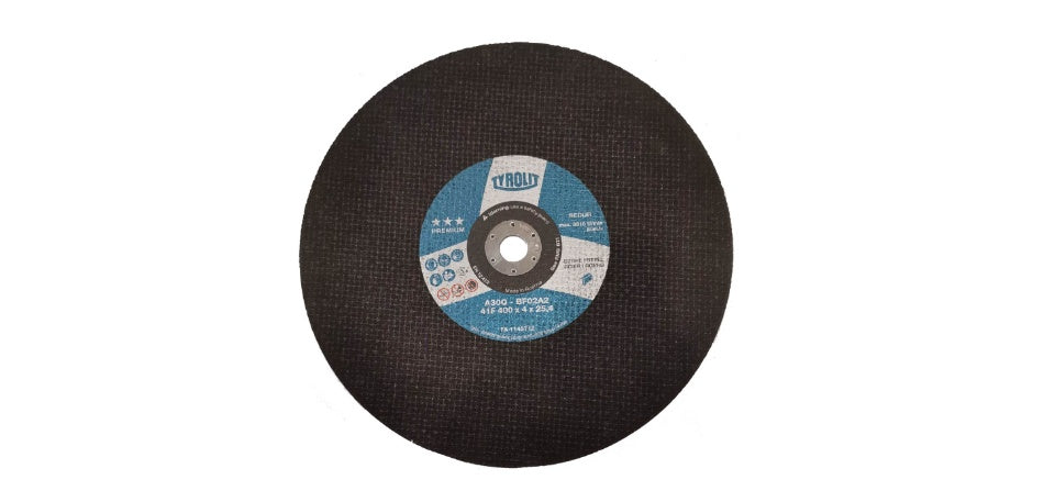 TYROLIT - TN. 376.122 - PREMIUM 3 STAR - STRAIGHT CUT-OFF WHEEL 16" FOR STEEL