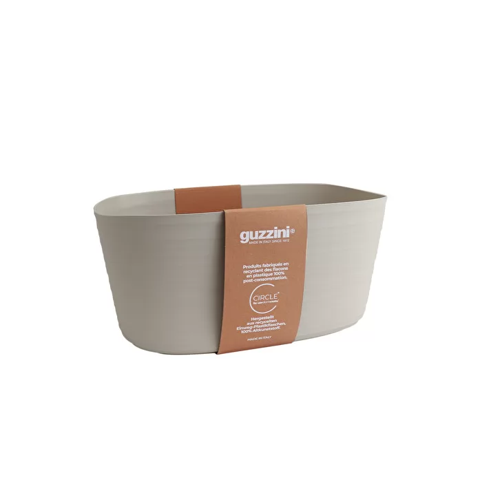 Guzzini Tierra plant pot holder 15.4x29.2 cm milk white