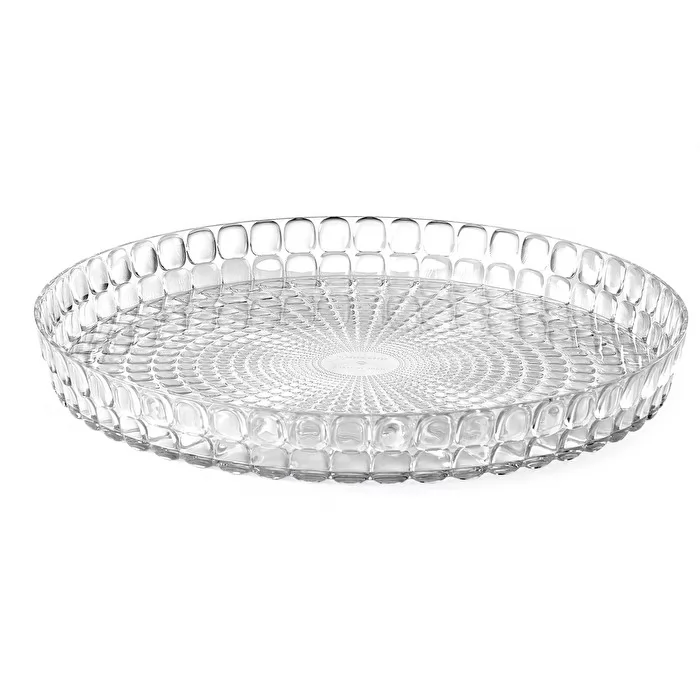 Guzzini Tiffany tray Ø35.6x4 clear