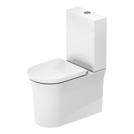Duravit White Tulip toilet close coupled rimless 219709.2000