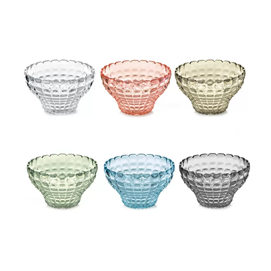 Guzzini Tiffany set of 6 serving cups Ø12x7