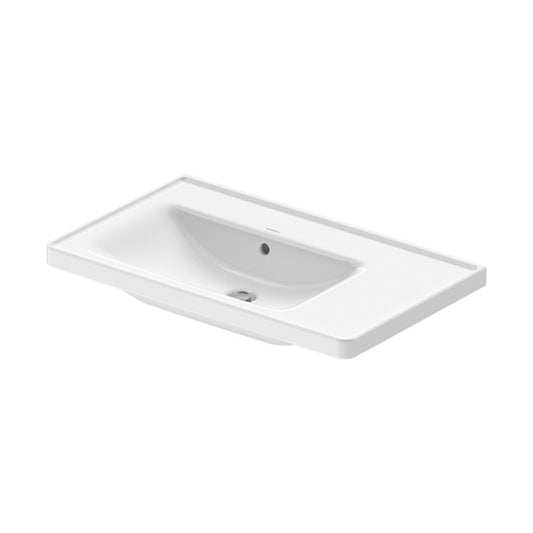 Duravit D-Neo furniture washbasin (left basin) 800mm with overflow 236980.0000