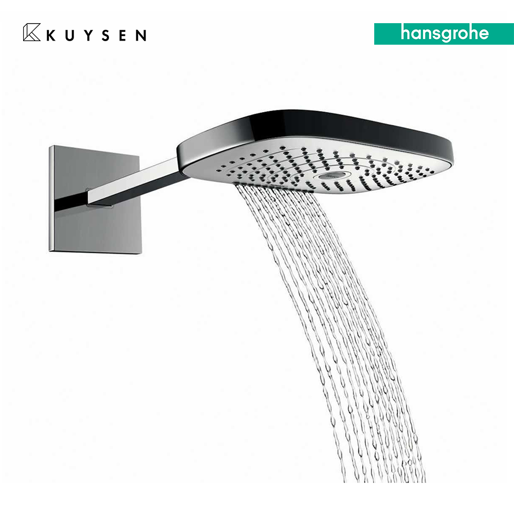 Hansgrohe RD Select E300 3jet overhead shower with wall arm 26468.000