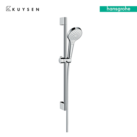 Hansgrohe Unica Croma 65cm wall bar set with Croma Select S Vario EcoSmart 26563.400