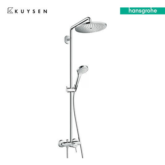 Hansgrohe Croma Select S280 1jet with single lever mixer shower pipe 26791.000