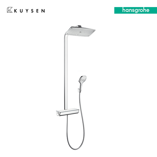 Hansgrohe Raindance Select E360 1jet with thermostat shower pipe 27112.000