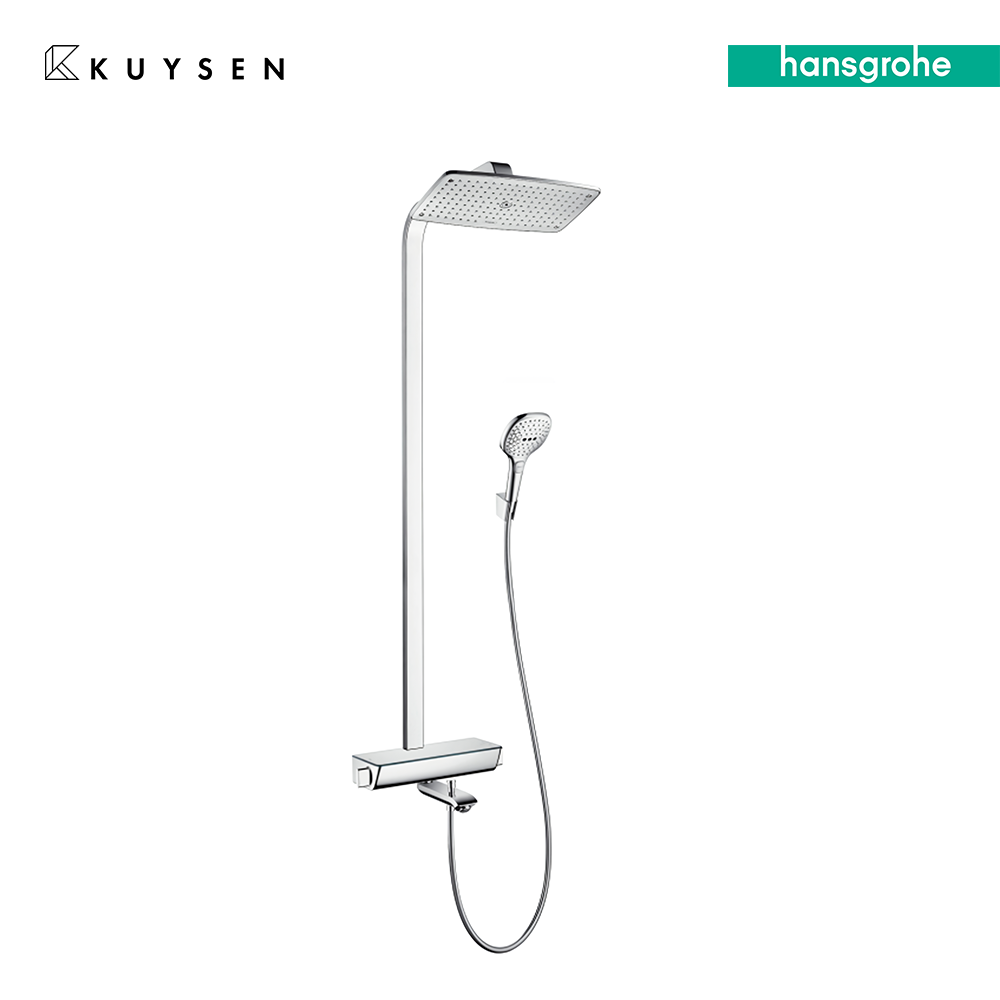 Hansgrohe Raindance Select E360 1jet with bath thermostat shower pipe 27113.000