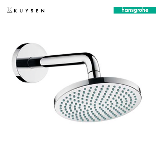 Hansgrohe Croma 160 1jet overhead shower with 27412.000 shower arm 27450.000